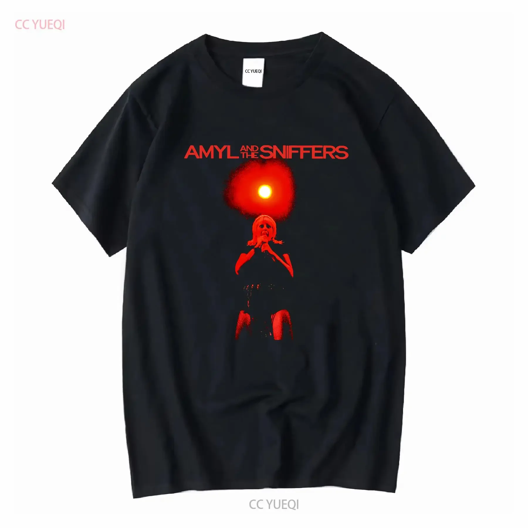 Amyl and the sniffers T Shirt long or short sleeves vintage Washed Comfortable Soft Breathable fashion graphic Unisex Casual
