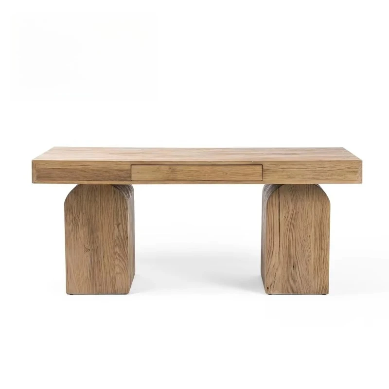 

Contemporary Antique Secretary Office Solid Wood Boss Computer Reception Learning Desk Writing Desk Learning Desk