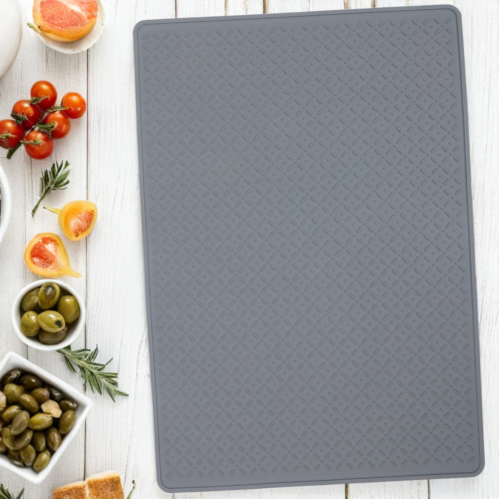 

Silicone Counter Large Heat Resistant Non-Slip Kitchen Drying Pad For Induction Cooktop Washer Dryer Fryer