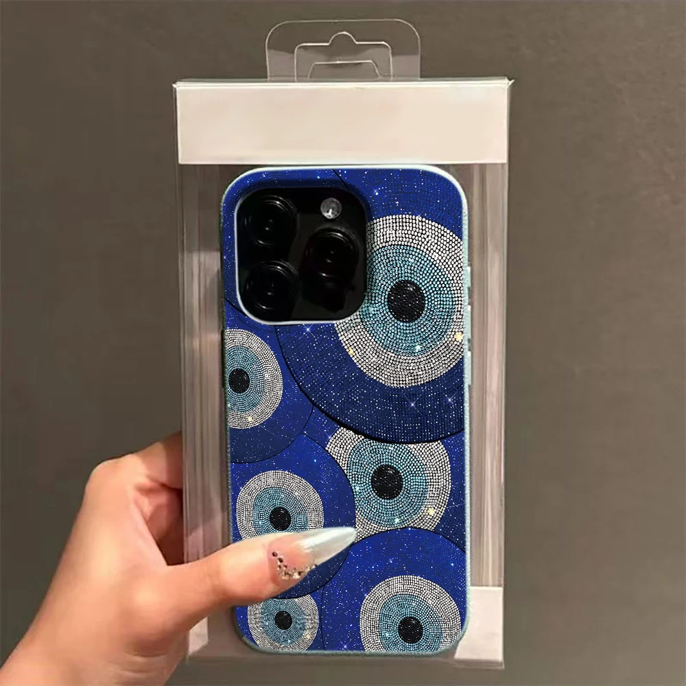 Pattern Blue Eye Evil Phone Ca - Vintage Floral Pattern Soft Case recension och pris