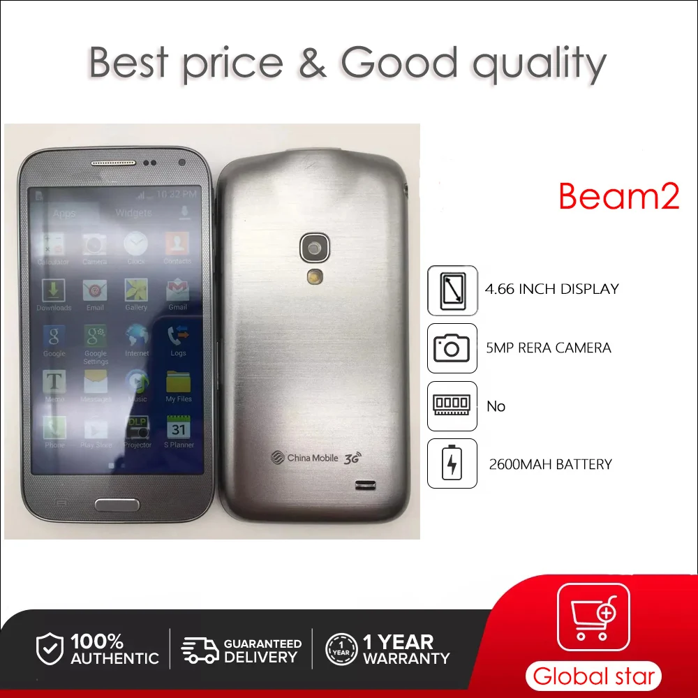 

Original Unlocked Used Beam2 G3858 One Sim Mobile Phone 4.66' 5.0MP WIFI 2600mAh 1GB+512MB Android 4.4.2 Phone