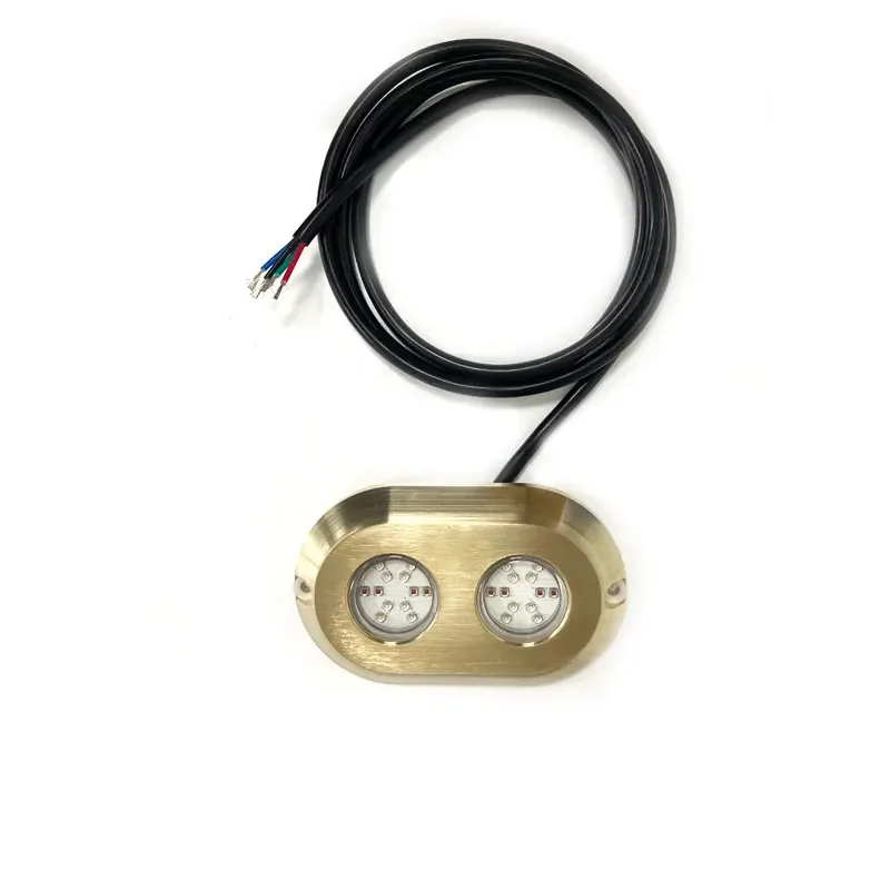 New Arrival Bronze 120W 12Volt RGB Underwater Boat Led Light For Boat