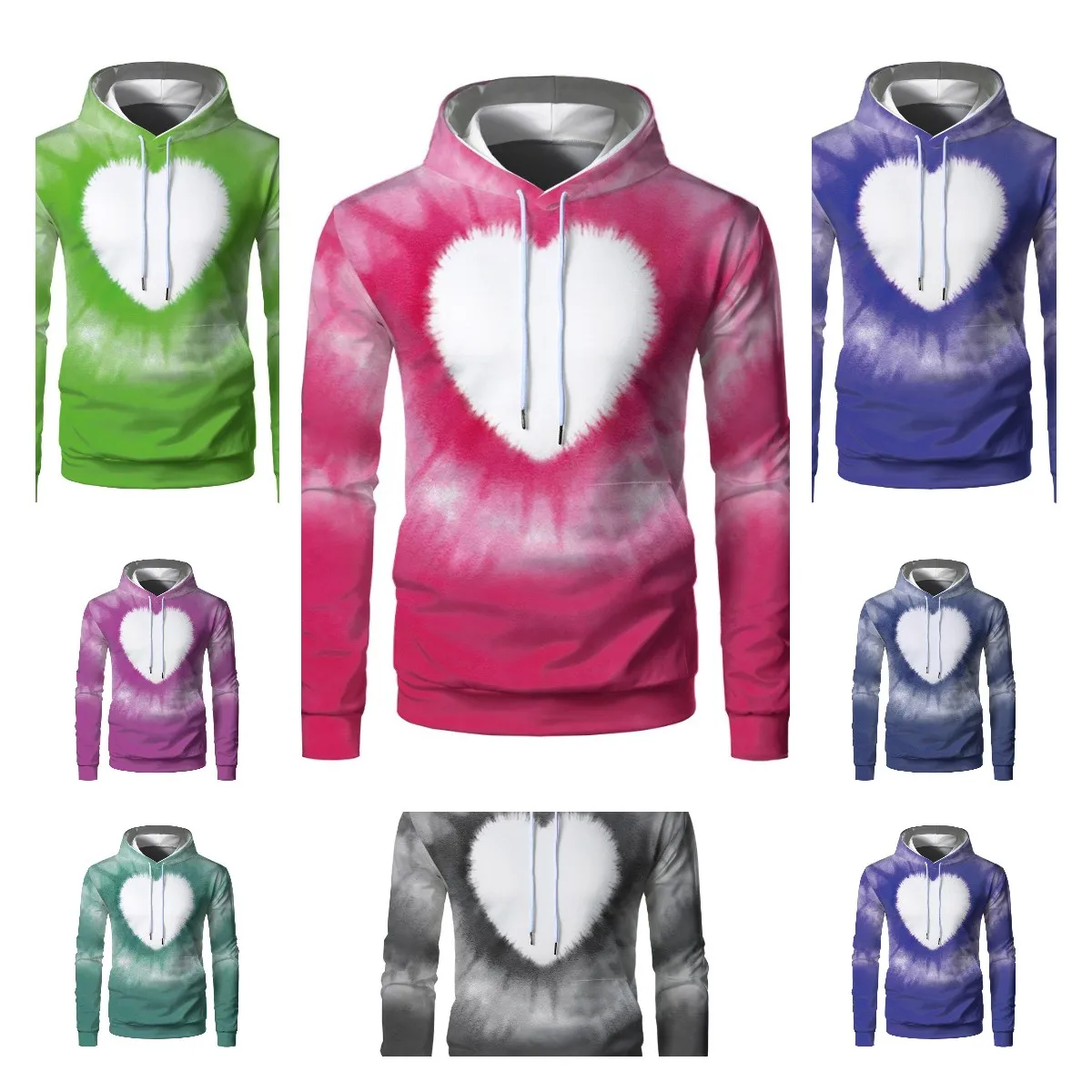 Sublimation Blanks Men/Women Customize Any Design Style Print Sweatshirt Hooded Autumn Spring Streetwear Hoody Hoodie