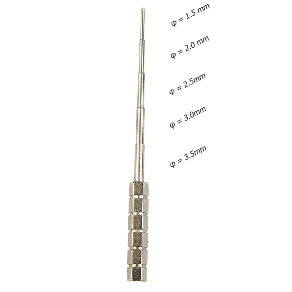 Brand New Coil Jig Single Axis 1pc 1x RDA Atomizer Coiling Rebuildable Silver Stainless Steel Tool 1.5mm-3.5mm Equipment
