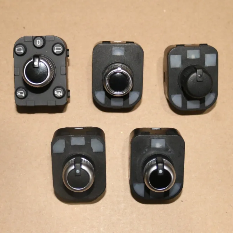 

1pc for Audi A4L A6L A8 Q3 Q5 Q7 Rearview mirror reverse mirror lens adjustment control switch knob
