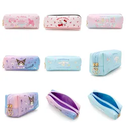 10 pcs/lot Sanrio Kawaii Animal Pencil Case Cute PU Pencil Box Stationery Pen Bag Stationery School Supplies