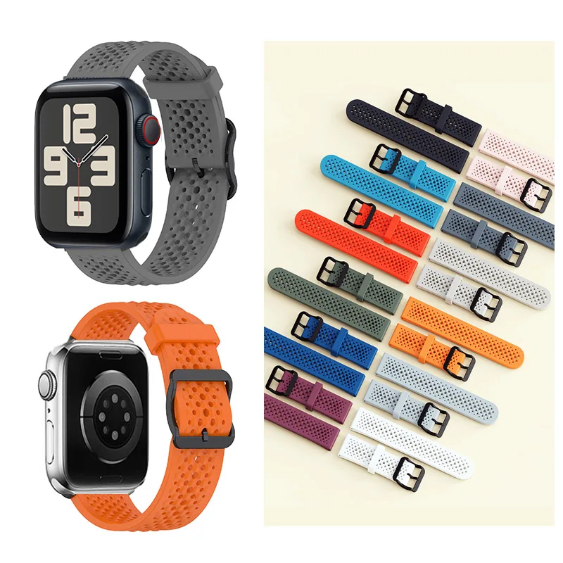 Outdoor Sports Strap For Apple Watch 10 Band 46mm 42mm Ultra 2 49mm Bracelet iWatch 9 8 7 6 5 SE 45mm 41mm 38/44/40mm