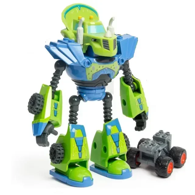 Anime Figuur Blaze Monster Machines Cartoon Vervormd Auto Model Actiefiguren Speelgoed Jongens Verjaardag Plastic Legering Collectible Geschenken - afbeelding 1