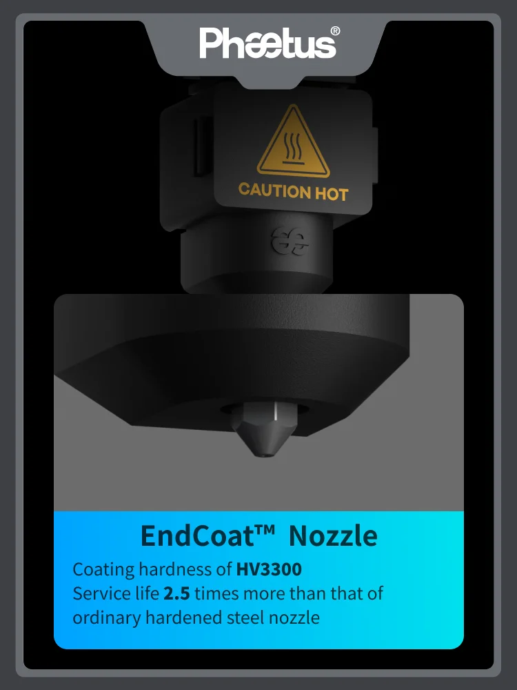 Phaetus للطابعة Bambu Lab A1/A1mini الجديدة Conch M4 Hotend مع فوهة معطف نهاية قابلة للفصل 0.2/0.4/0.6/0.8 مللي متر #2