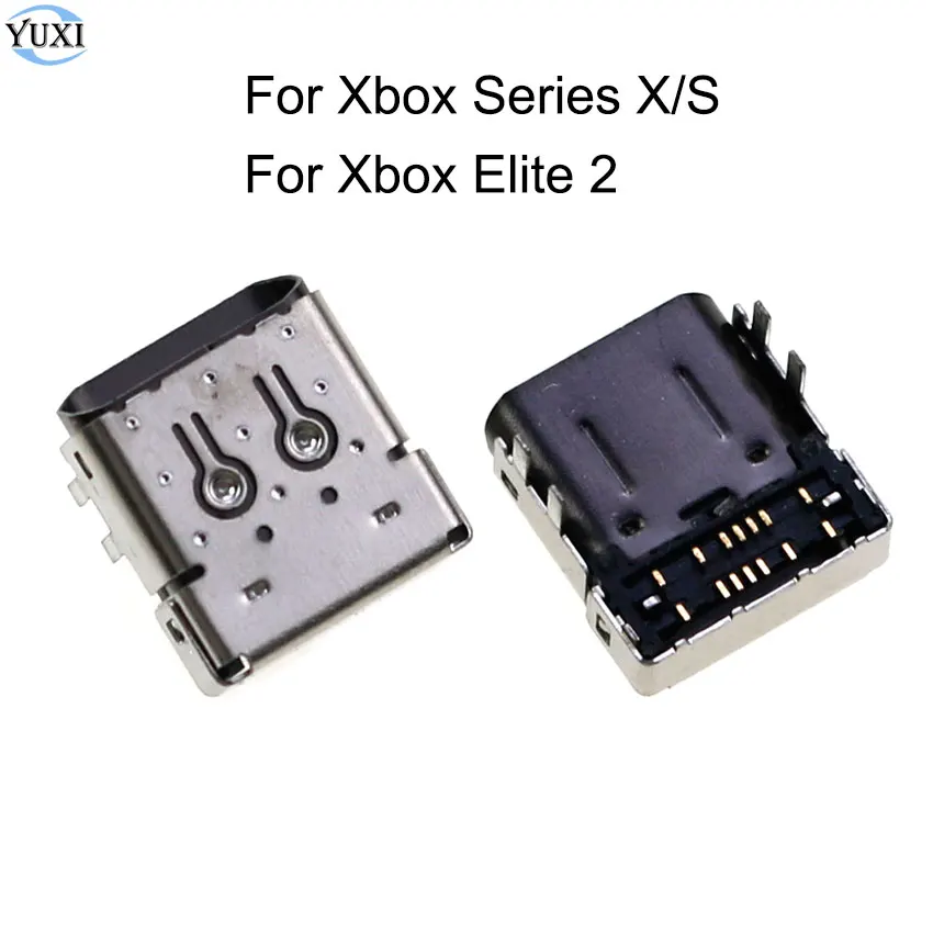 YuXi 1pc For Xbox Series S/X Controller USB Type-c Charging Port Charger Socket Connector For Xbox Elite Gen 2