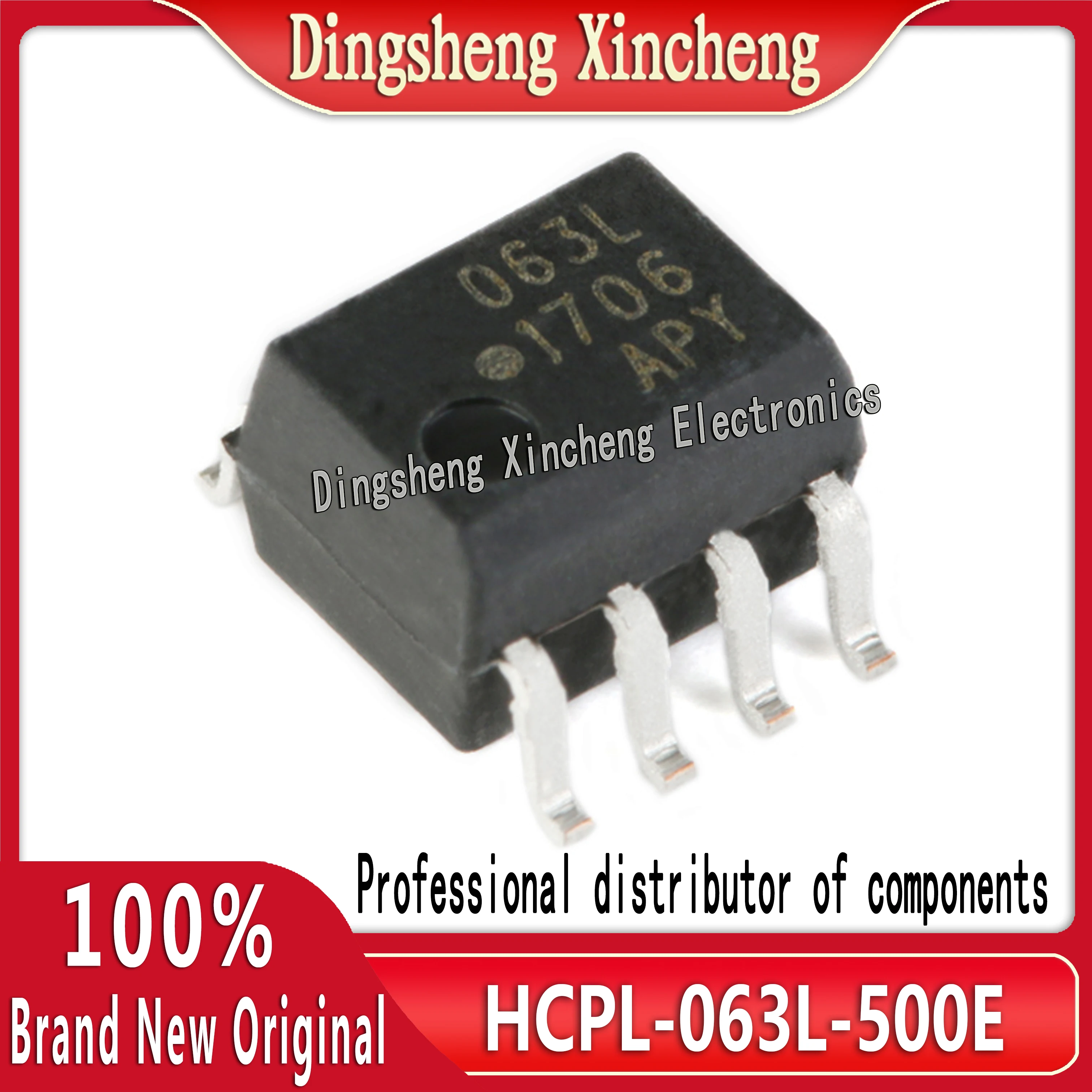 New original genuine SMT HCPL-063L-500E SOIC-8 optocoupler chip IC