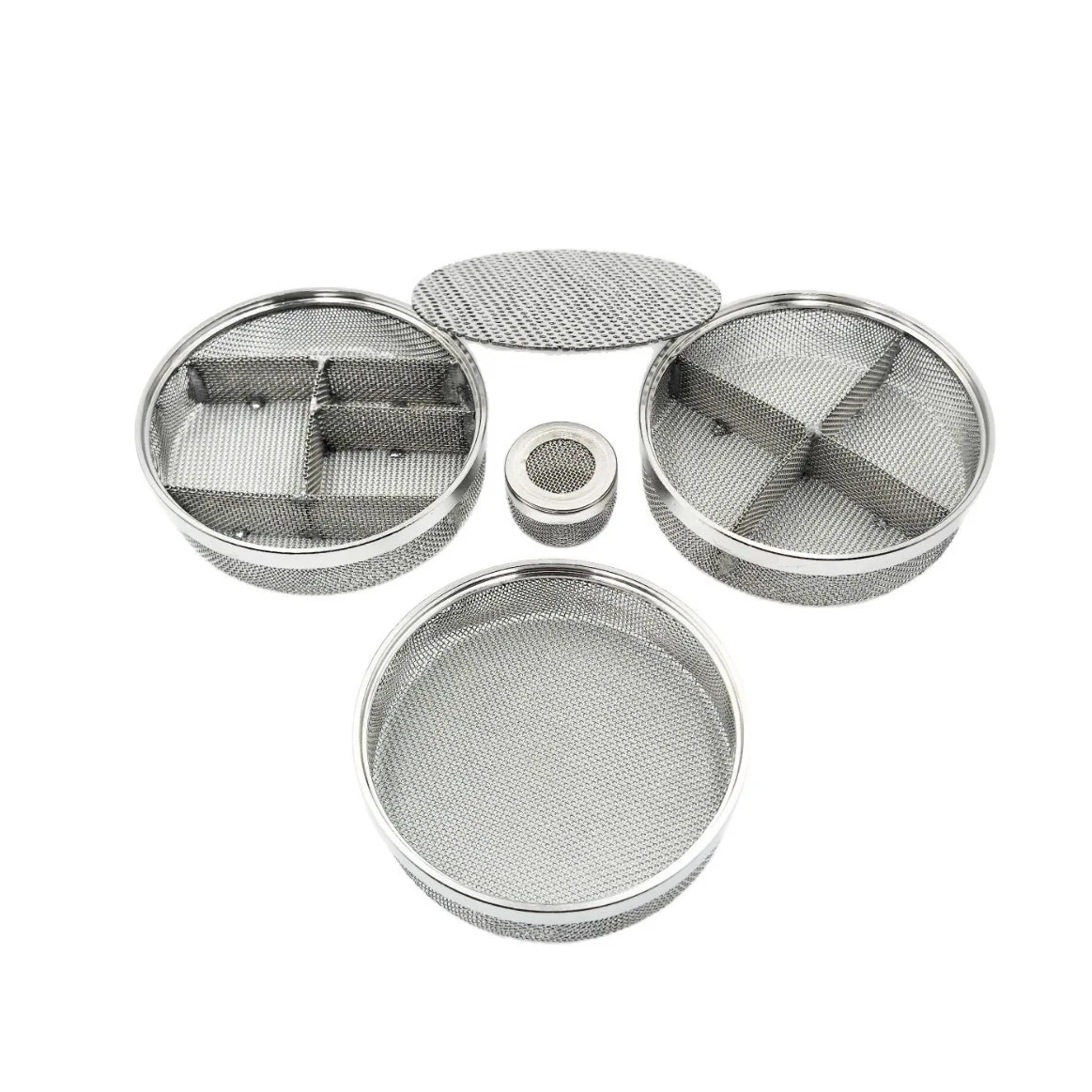 New Welding Steel Watch Parts Cleaner Mesh Baskets Repair Oil Net Jewelry Repair Tray Multi-Size Ultrasonic Cleaning Basket
