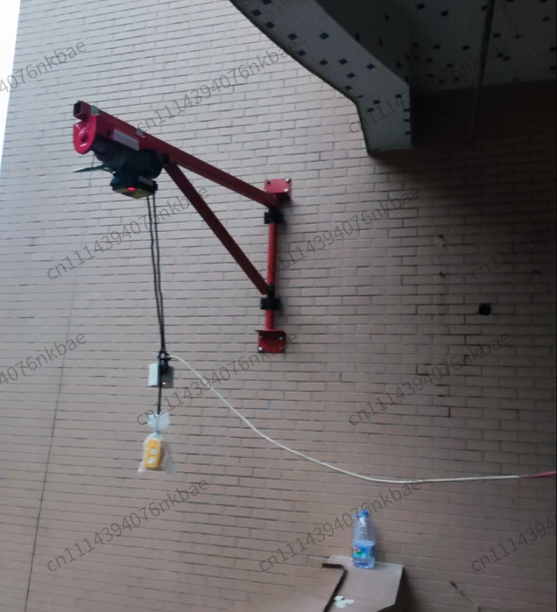 200kg Mini Electric Hoist Special Wall Mount Bracket Portable Household Indoor Small Lifting Crane