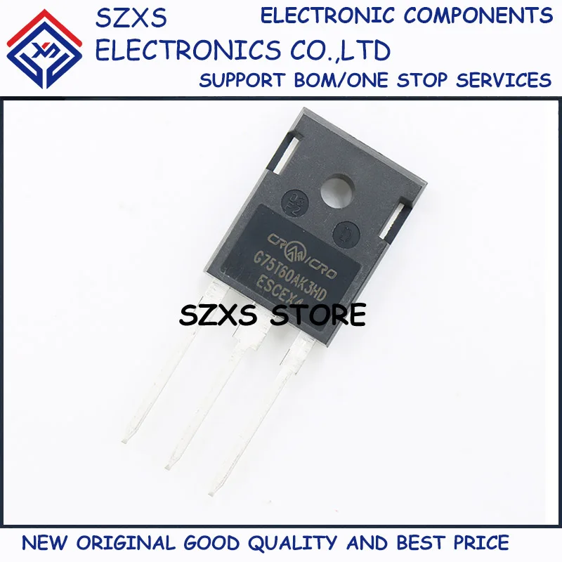 

New Original 10Pcs CRG75T60AK3HD G75T60AK3HD TO-247 75A 600V Power IGBT Transistor In Stock Electronic Components Good Quality