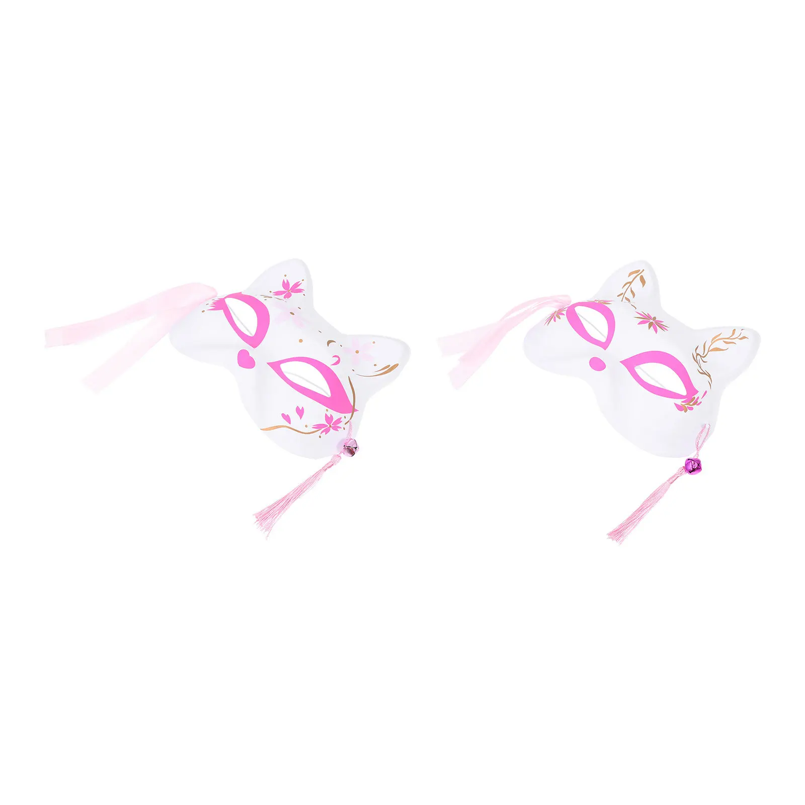 2 قطعة قناع ثعالب نصف وجه قناع عرض تنكري مزخرف للأطفال زي حفلة ضرورة أداء الرقص صور الدعائم