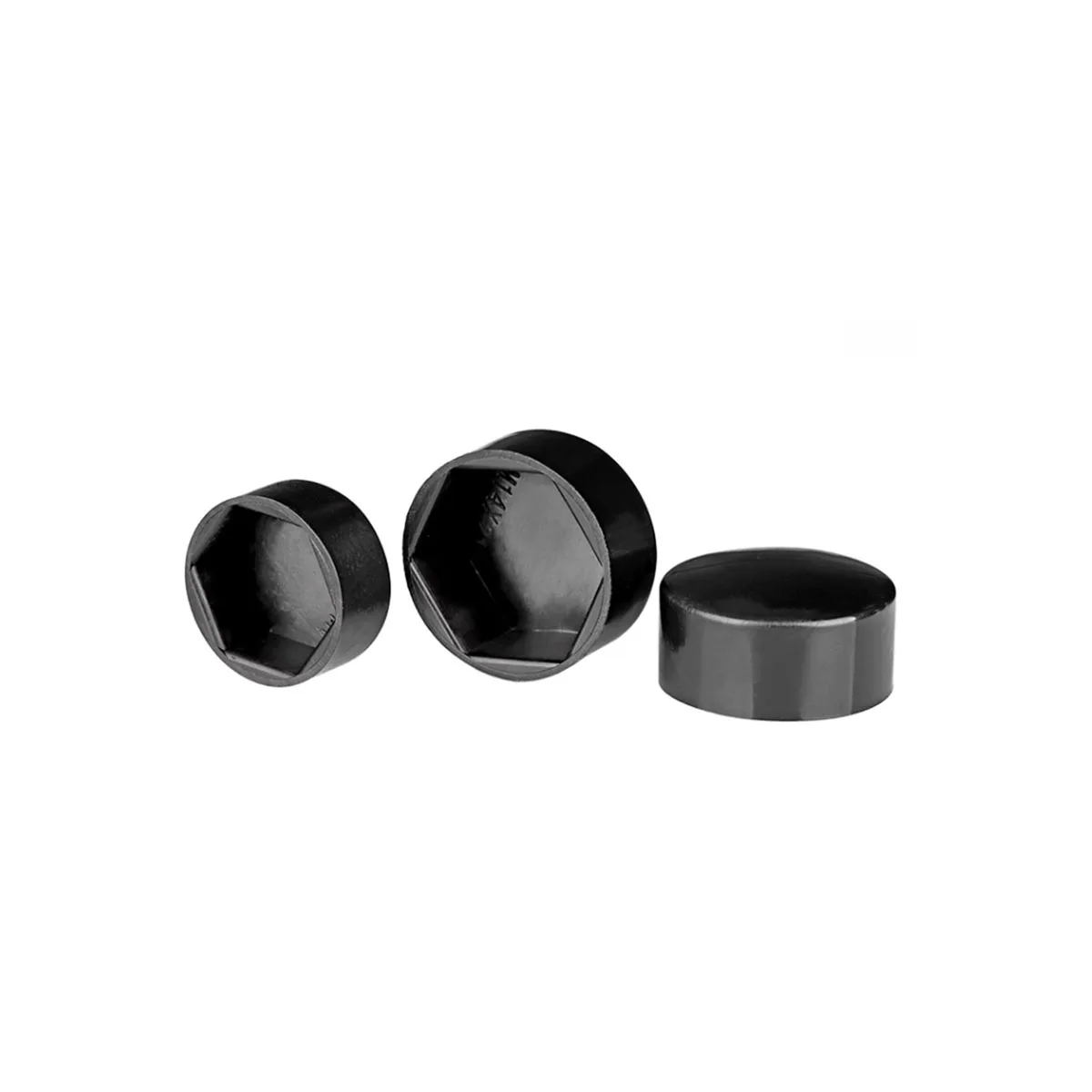 Hexagonal Nut Flat Head Plastic Protective Cap External Hexagonal Screw Low Head Decorative Cap Dust-Proof Cover