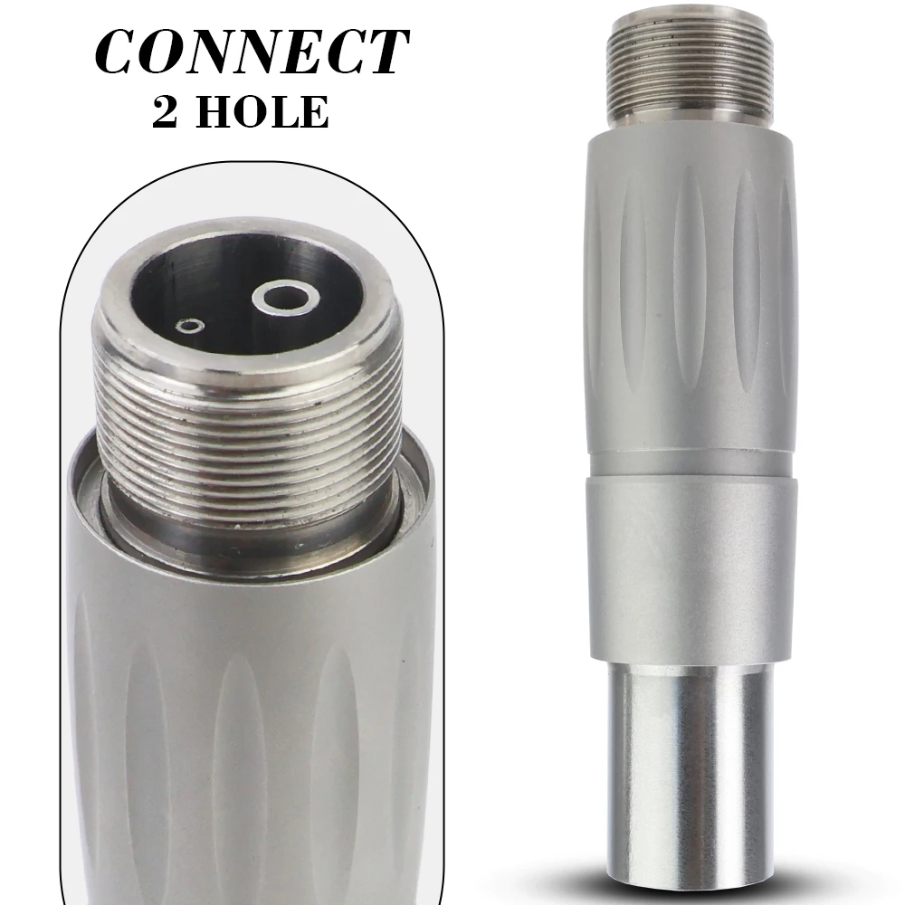 Dental PTL LED Quick Couplings for High Speed Air Turbine Handpiece Connect Dentist Chair Supplies with 4 Hole