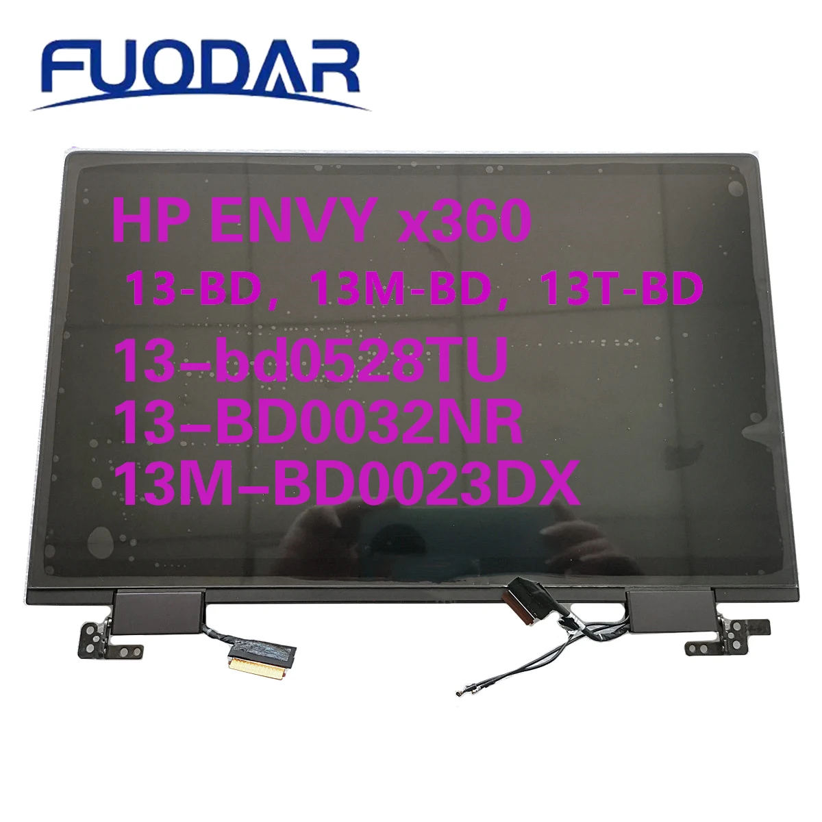 

HP ENVY x360 13-BD 13M-BD 13T-BD 13-bd0528TU 13-BD0032NR For 13.3 LCD Touch Screen Digitizer Complete Assembly and Back Cover