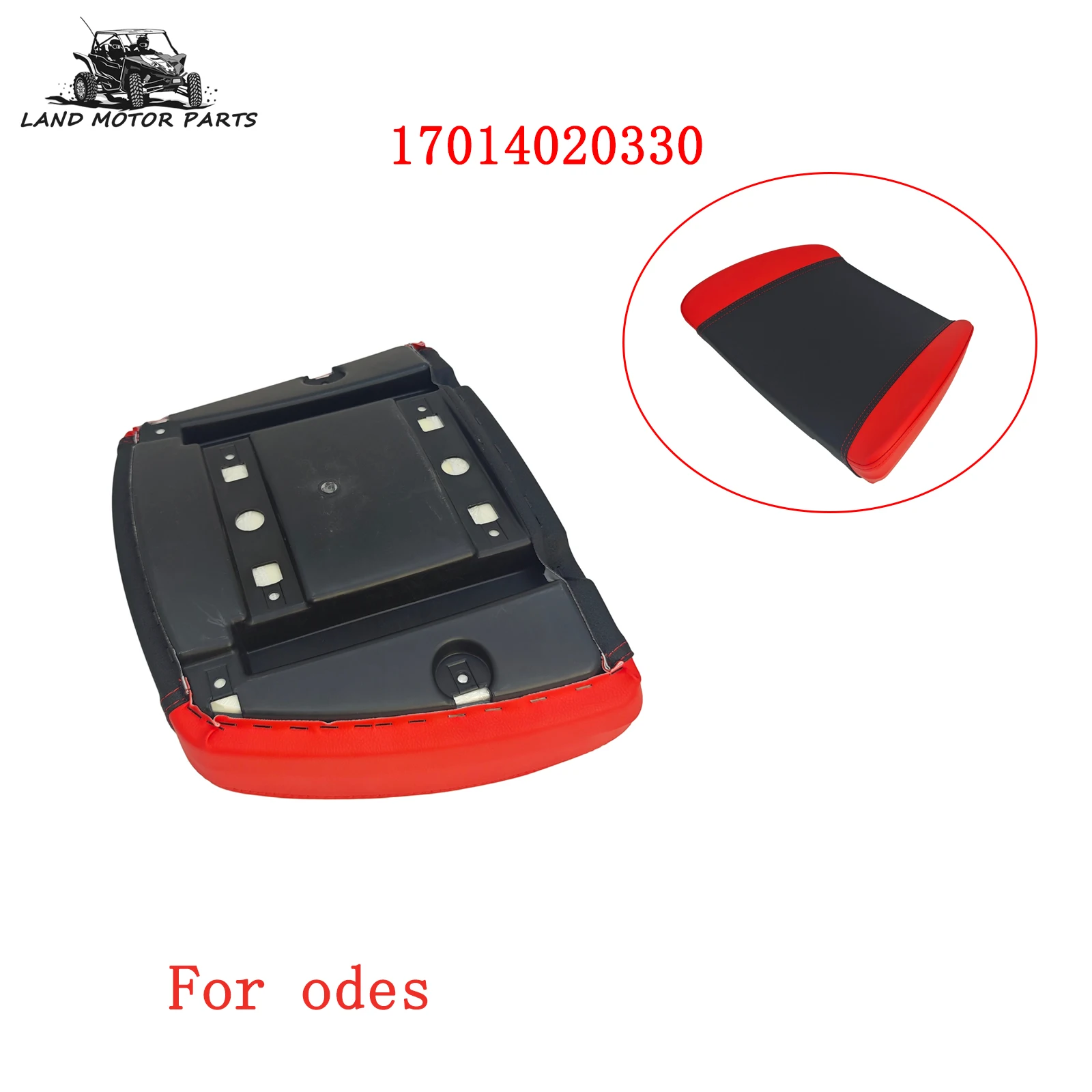 Rear Seat Backrest (Flame Red) 17014020330 For Odes