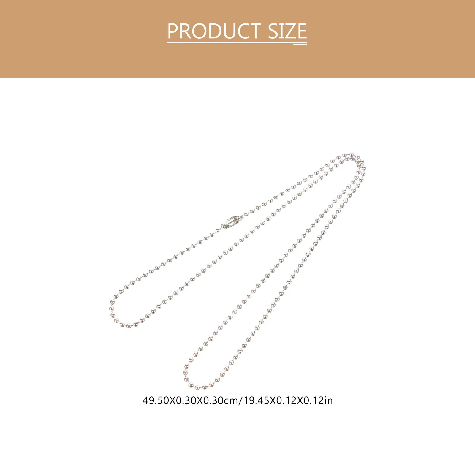 4 قطعة التيتانيوم الصلب حبة سلاسل قوي مستلزمات صناعة المجوهرات قلادة سوار الحرف سلسلة عدة حبة سلاسل سلسلة مجوهرات #5