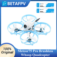 BETAFPV Meteor75 Pro Brushless Whoop Quadcopter ELRS 2.4G TBS PNP 1102 22000KV Motor VTX C03 FPV Camera 550mAh 1S Battery