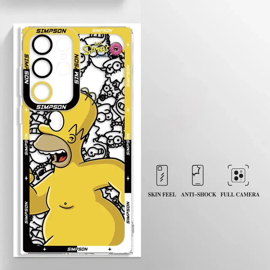 حافظة لهاتف سامسونج جالاكسي S10 Plus S25 Ultra S23 S20 S24 FE نوت 10 20 Ultra S22 S21 غطاء ناعم