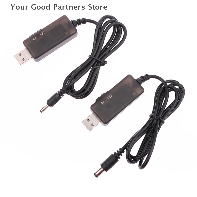 1 قطعة مودم راوتر مروحة المتكلم اكسسوارات USB خط تعزيز الطاقة تيار مستمر 5 فولت إلى تيار مستمر 9 فولت/12 فولت تصعيد وحدة Usb محول كابل محول