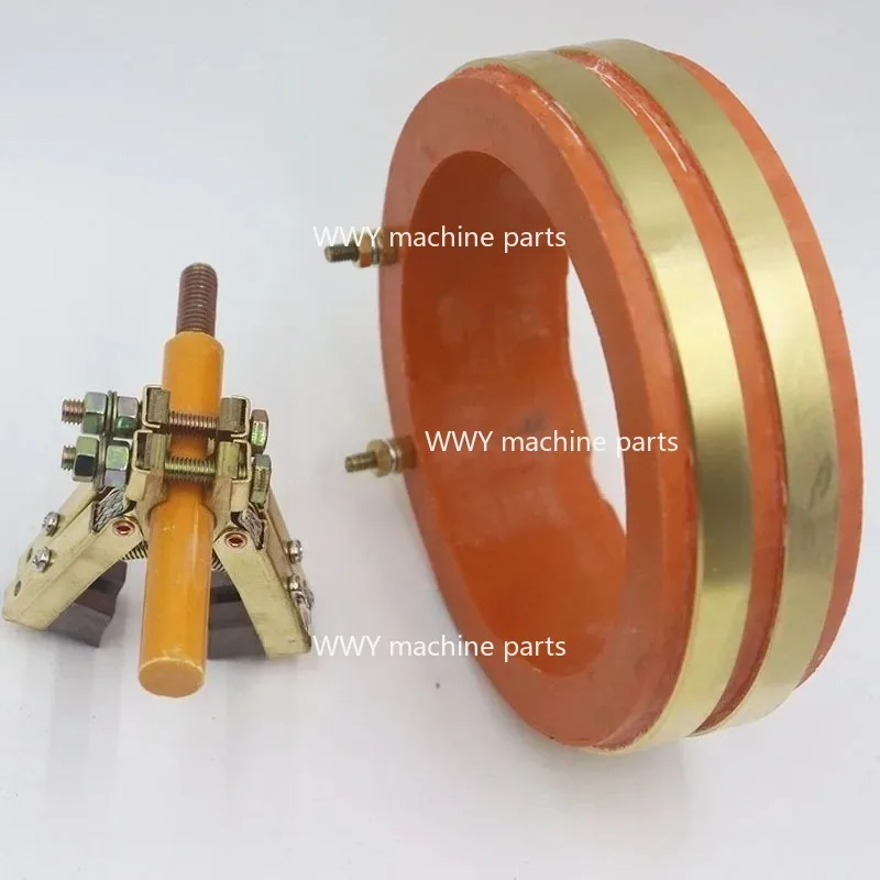 Suitable for 2-ring 2-way Conductive Ring Slip Ring Sliding Bracelet Copper Ring Inner Diameter 100 Outer Diameter 135 High 38mm