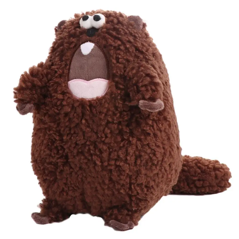 PP Cotton Cute Marmot Plushie Toy Plush Groundhog Groundhog Plush Toys Cartoon Soft Marmot Animals Stuffed Doll Home Party Decor