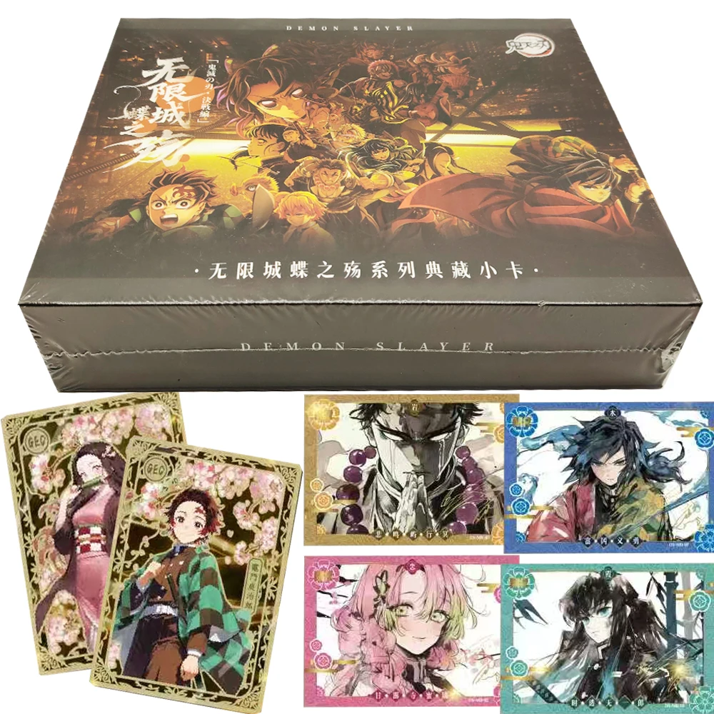 

Japanese Anime Demon Slayer Collection Cards for Children Character Q-version Specially Designed Constellation Cards Toys Gifts