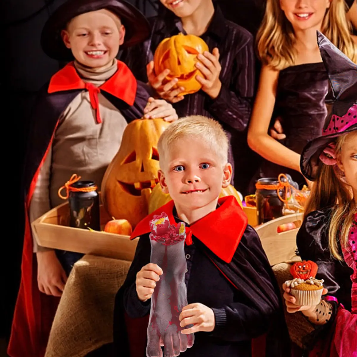 

Реалистичная искусственная отрубленная нога, черная, с имитацией травм, для Хэллоуина, жуткие украшения, жуткий реквизит, для розыгрышей, декор для вечеринок, новинка