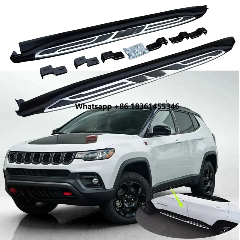 

High Quality 2PCS Side Steps Running Boards Fit 2017-2025