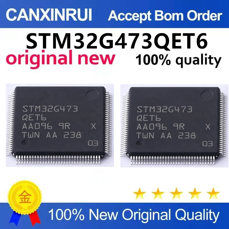 （5pcs-10pcs）Brand new original STM32G474RET6 LQFP-64 ARM Cortex-M4 32-bit microcontroller MCU