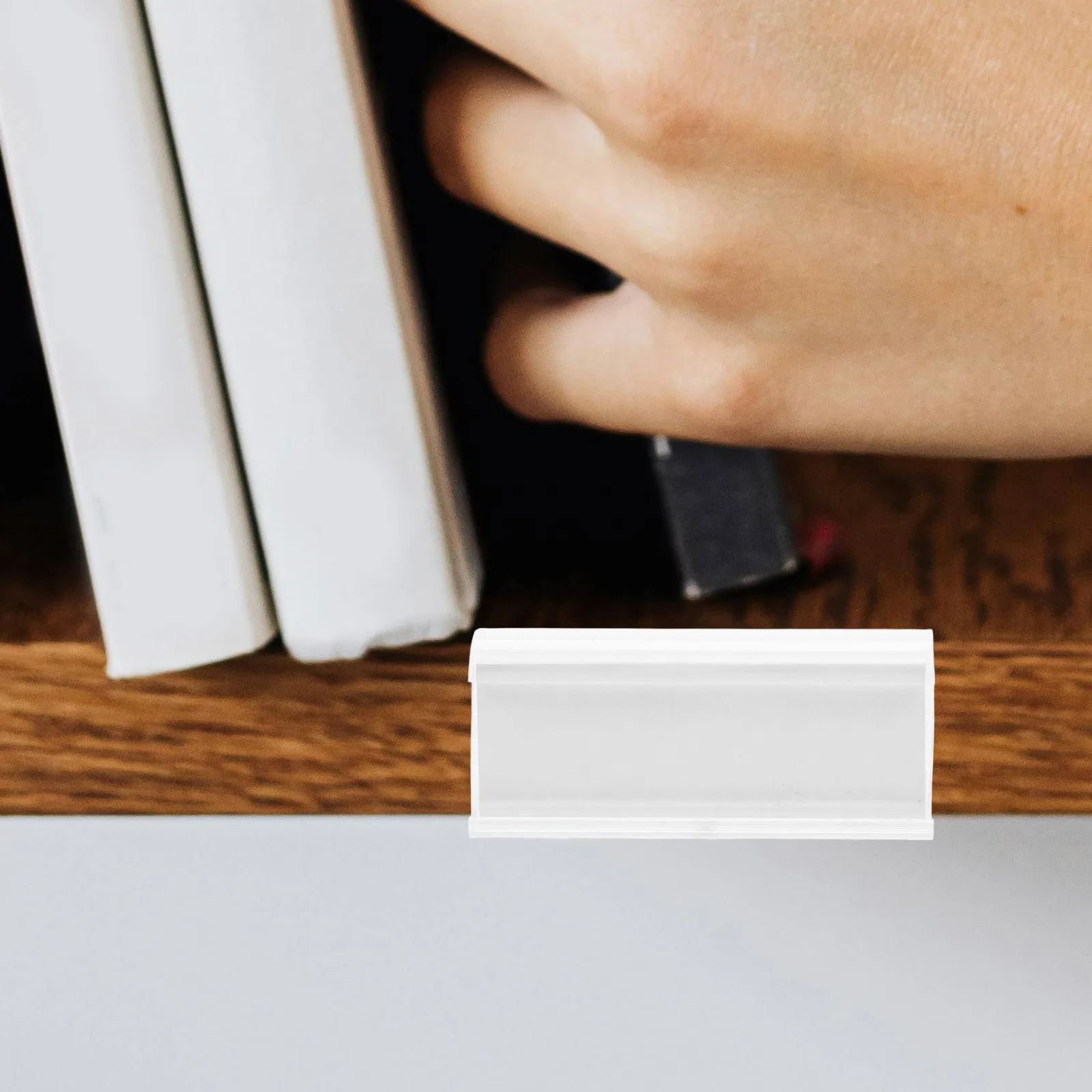 

50Pcs Label Holders for Wire Shelf Accessories Shelf Labels Price Tag Clip Merchandise Sign Display Holder Stable Reusable