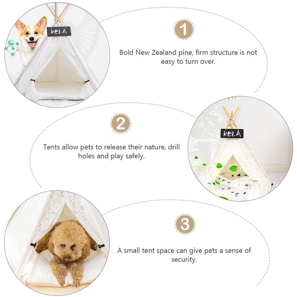1 pièces tente Triangle pour animaux de compagnie chaud confortable lit maison pliant abri Portable pour chien chat dormir tente Triangle pour animaux de compagnie nid de chat