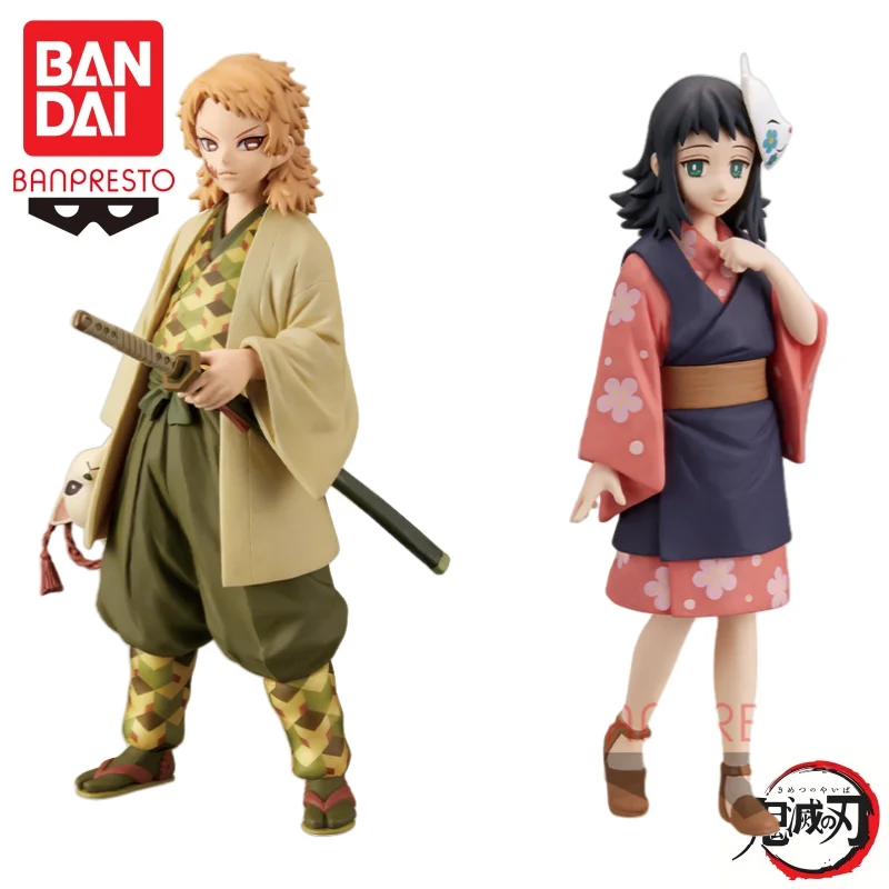 

В наличии BANDAI, оригинальная модель куклы BANPRESTO Demon Slayer 20, модель Сабито Макомо, новая коробка, аниме-фигурки, игрушки