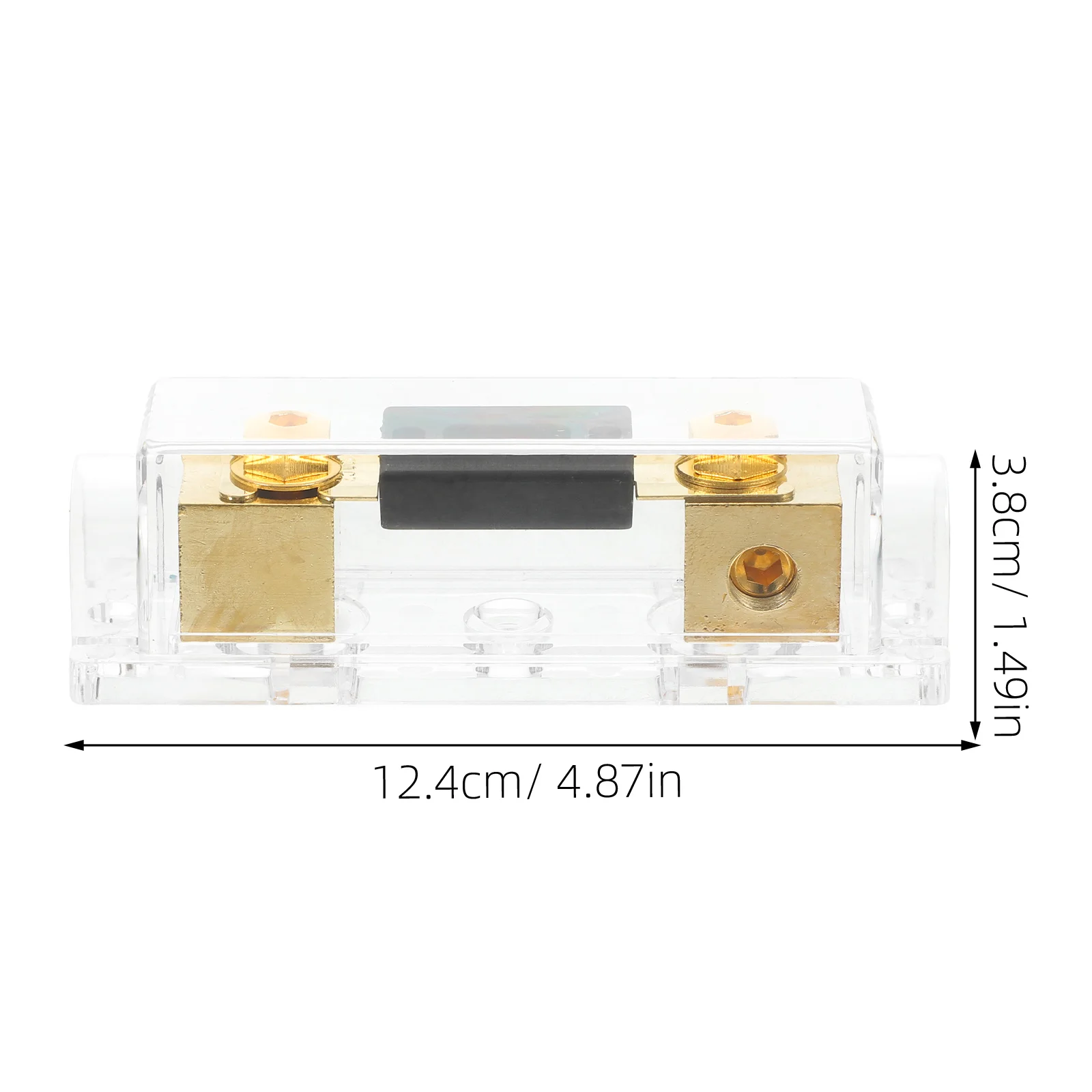 200A السيارات الصوت كتلة مكبر للصوت حامل للسيارة مقاوم للماء تصميم دائم فيوز كتلة السيارات السيارات الصوت أمبير فيوز حامل #5