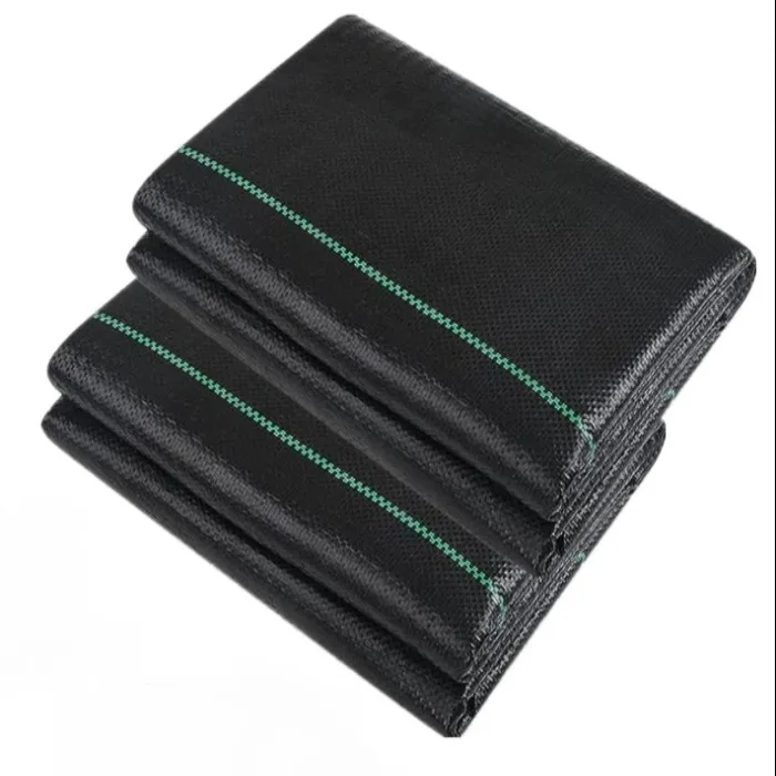 

2025Woven Agriculture Ground Cover Garden Weed Barrier Agricultural Black Plastic Gardening Ground Cover