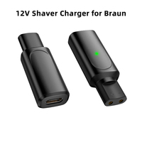 12V Type-C Shaver Charger Adapter Charging Converter for Braun Series 3 5 7 9 6 1 XT5 Electric Razor USB C to Dc Power Connector