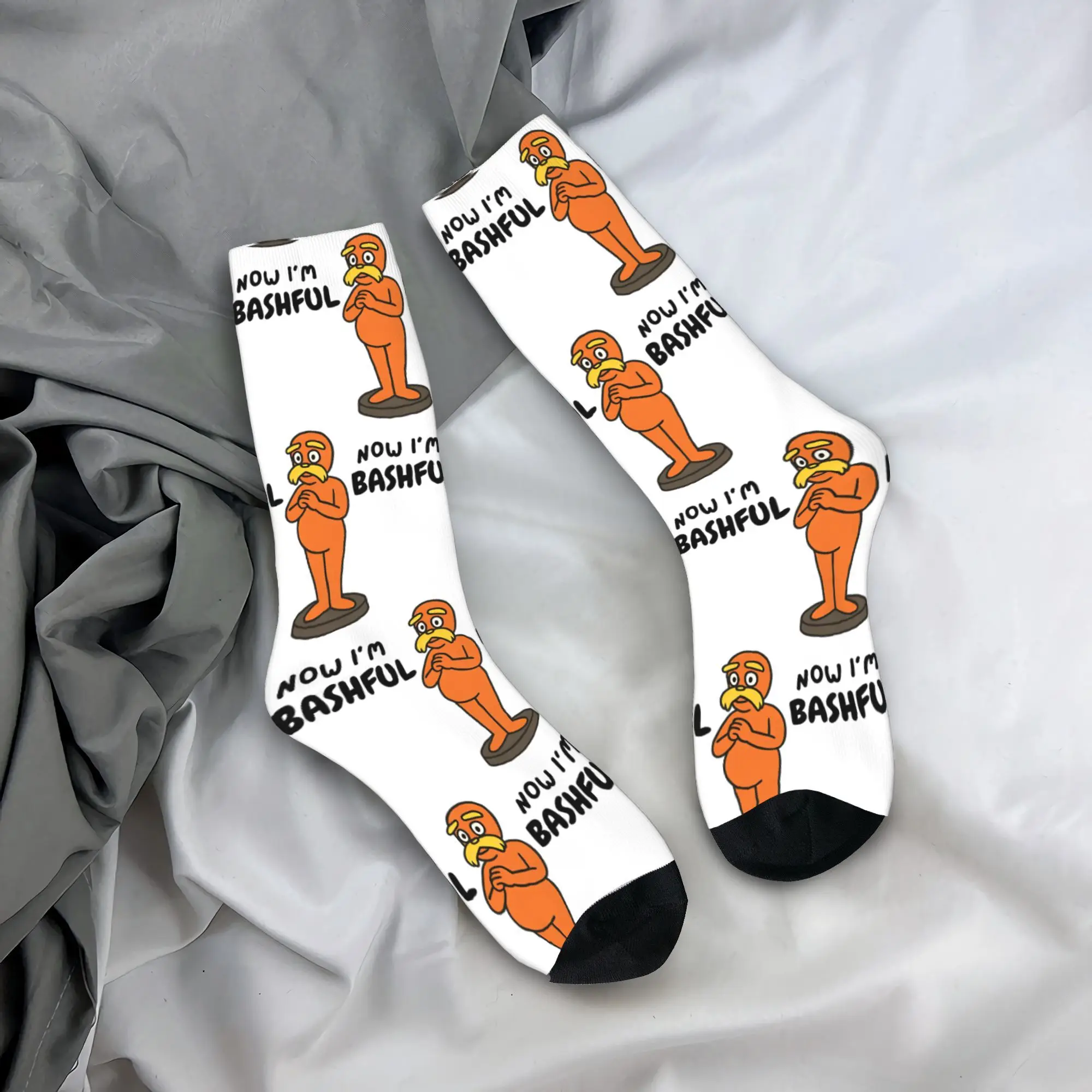 

ASHBY Lorax Bashful Stockings, дизайнерские готические носки, осенние нескользящие носки, мужские уличные дышащие носки