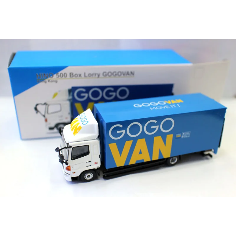 

Литая под давлением TINY HINO 500 GOGOVAN BOX LORRY, модель автомобиля из сплава, Коллекционная игрушка, подарок, сувенир, украшение для дисплея