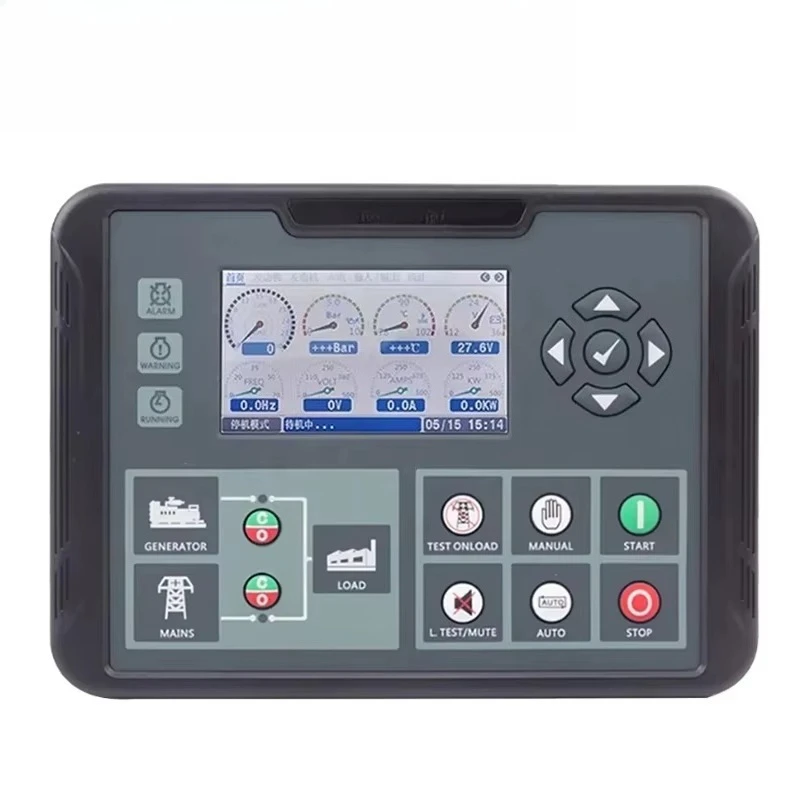 DC80D DC82DR MK3 AMF Start Stop Generator Plc Controller Module LCD Display RS485 PC Monitoring Control Panel Board