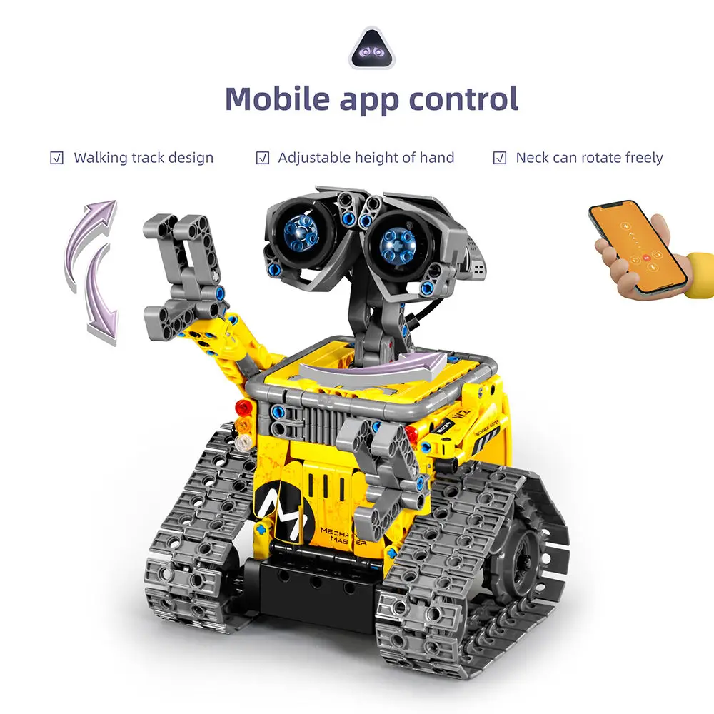 Technical 3 In 1 City Engineering Car Excavator Bulldozer Transform Rc Robot Model Building Blocks Bricks Toys For Children Gift