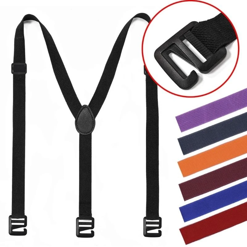 

R1WE Vintage Novelty Suspender Stylish Unisex Suspenders Heavy Type Suspenders