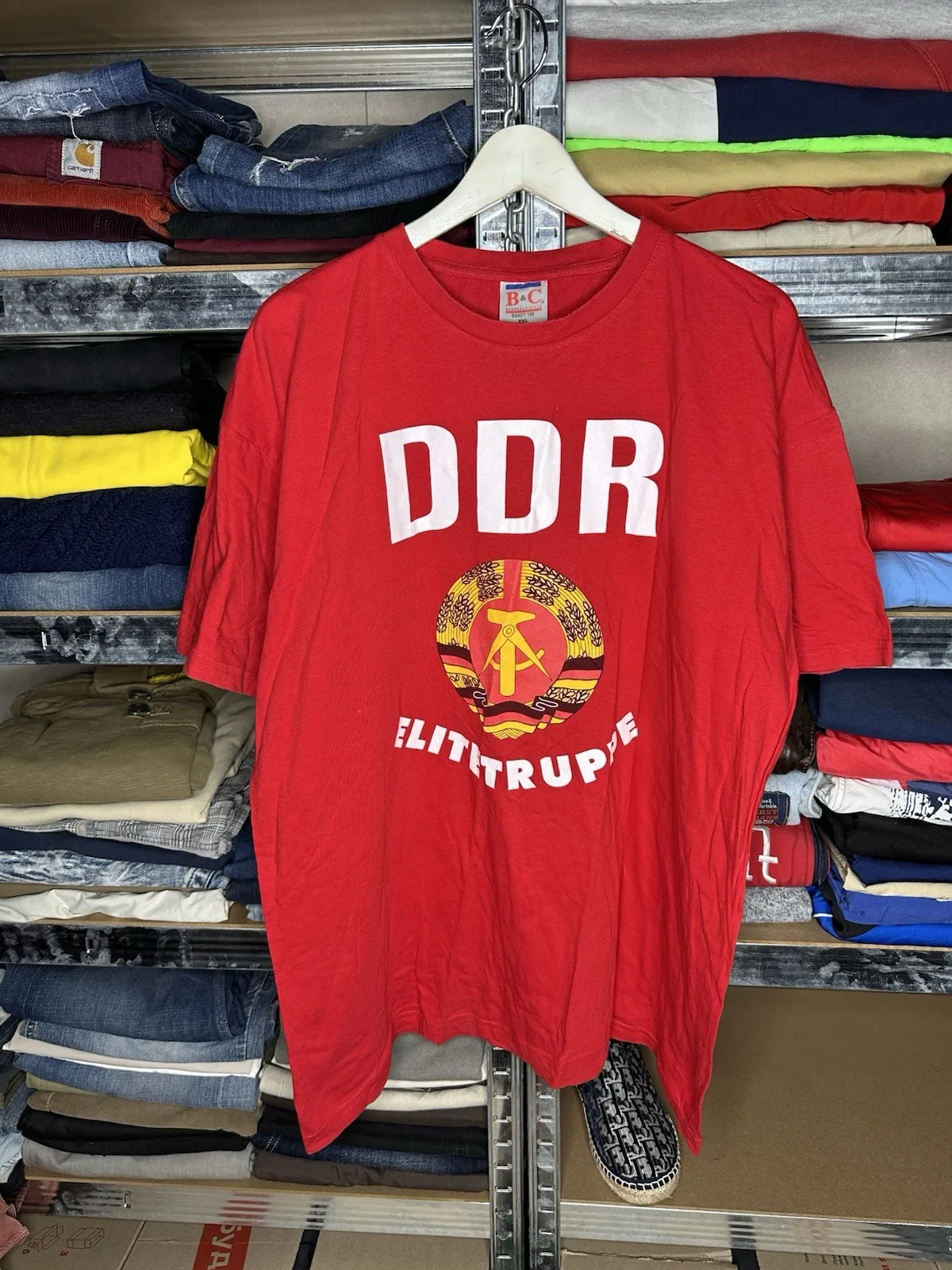 DDR Elitetruppe T-Shirt Emblem DDR Ostdeutschland Hommage T-Shirt