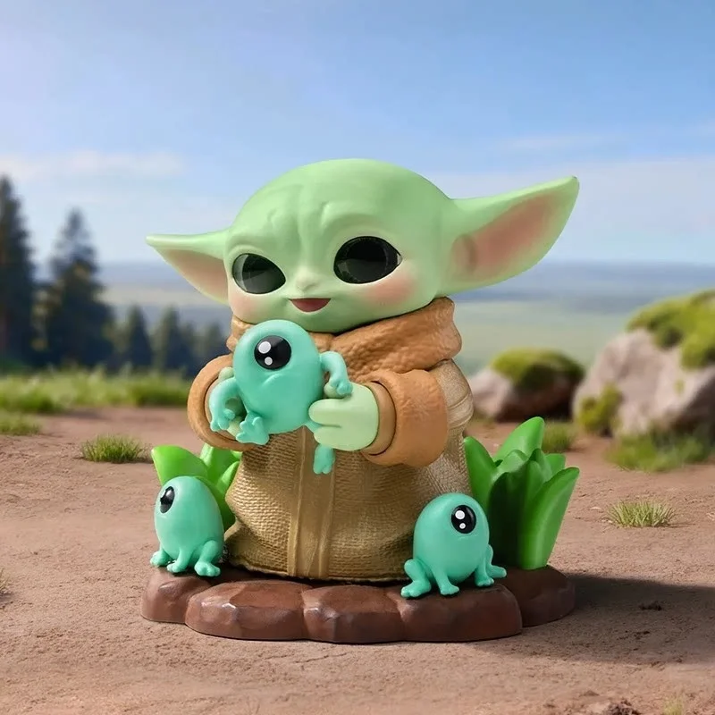 

Popmart Grogu Star Wars Tiny but Mighty Blind Box Kawaii Anime Figure Mystery Desktop Decor Customized Toy Gift for Fans