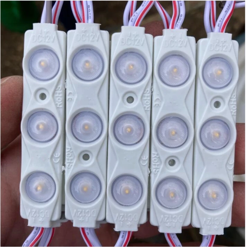 

LED Modules SMD 2835 1.5W DC12V Injection Modules With lens LED Backlight for Advertisement Design Shop Banner