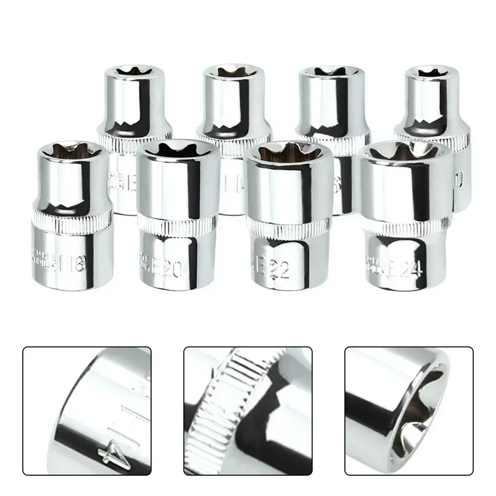 1/2 Torx E Type Sockets Screwdriver E10 E12 E14 E16 E18 E20 E22 1/2 Torx E Type Sockets Screwdriver E10 E12 E14 E16 E18 E20 E22