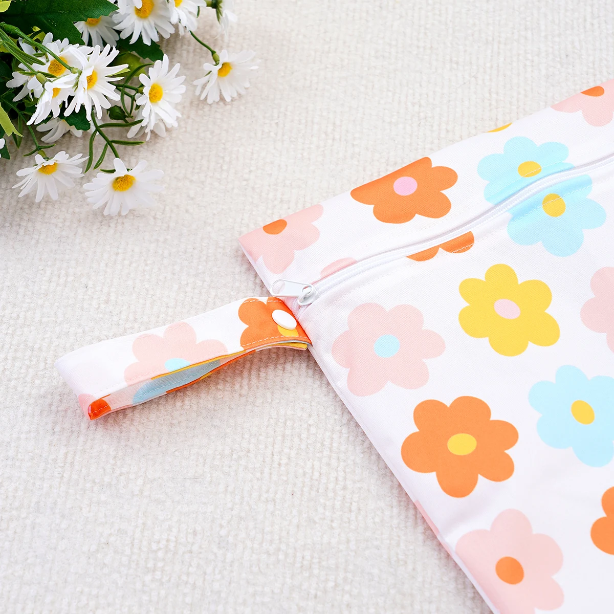 Sacs secs et humides imperméables 2 pièces/ensemble 26x36cm, pour voyage, plage, piscine, maillot de bain, sac de rangement de couches Portable réutilisable pour bébé