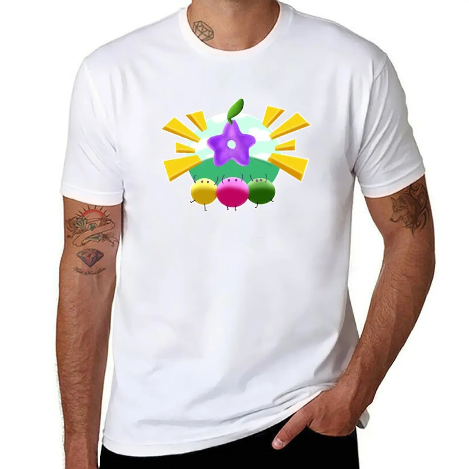 

t shirts t cotton man t 100% shirts for shirts man pack funny white Stardrop T-Shirt Achieved